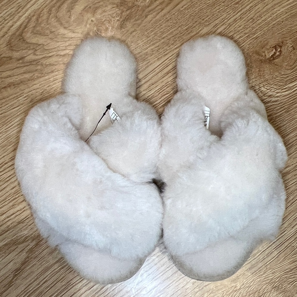 EMU Australia Mayberry Sheepskin cream white Slipper 6 women